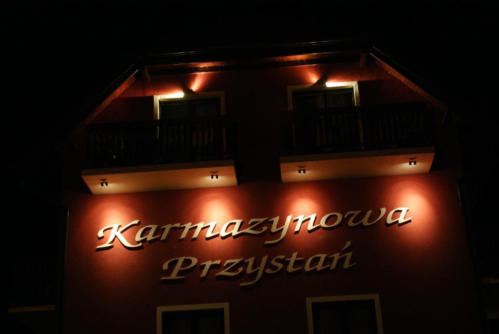 Willa Karmazynowa Przystan Międzywodzie Eksteriør bilde